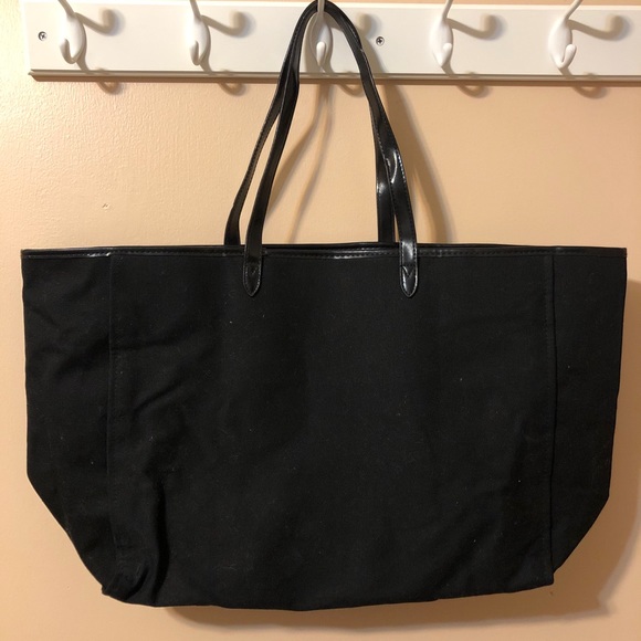 NEW Victoria's Secret Bling Sequin Striped Carryall Tote Bag! - Picture 4 of 5